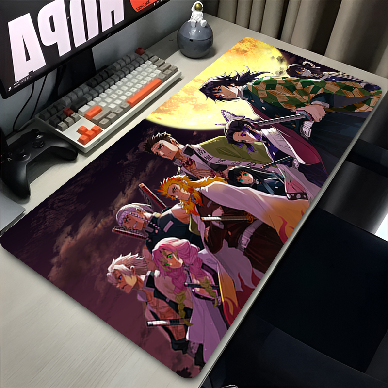 Gaming Accessories For Gaming Room - Mousepad Anime D-demon Slayer Computer Accessories