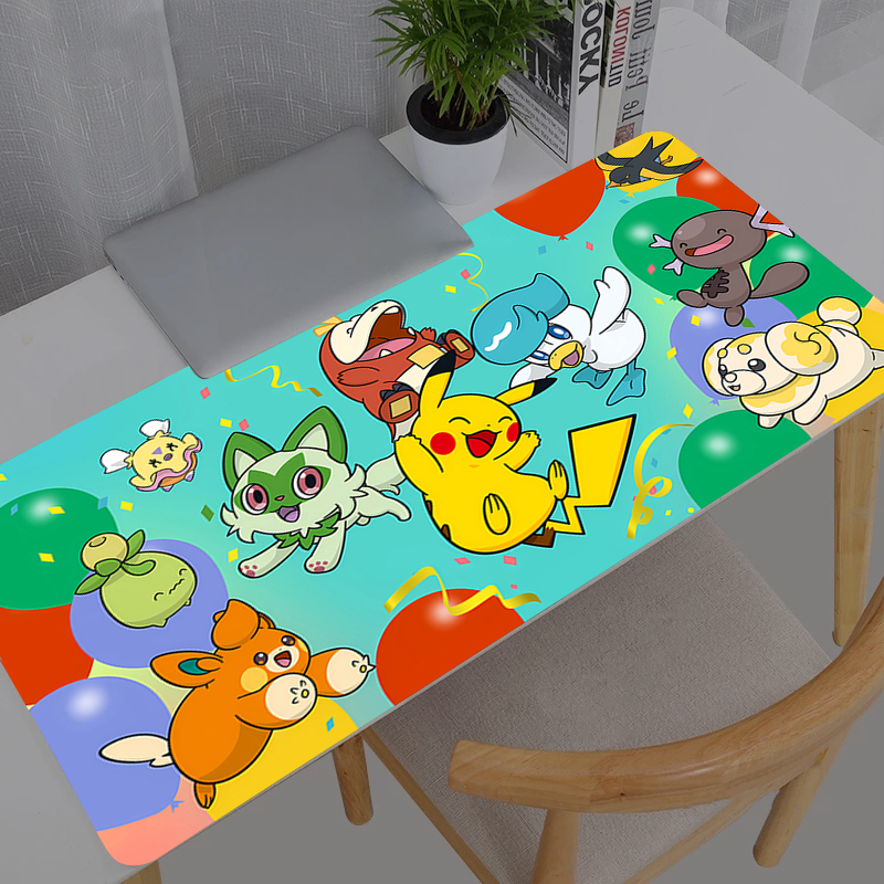 Gaming Mouse Pad Xl - Mouse Pad Rubber Table Pokemon Pikachu