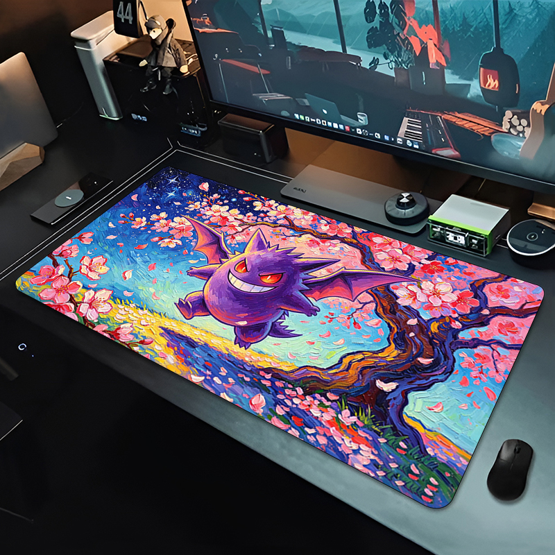 Gaming Accessories For Gaming Room - Mouse Pad sakura Gengar Gaming Accessories