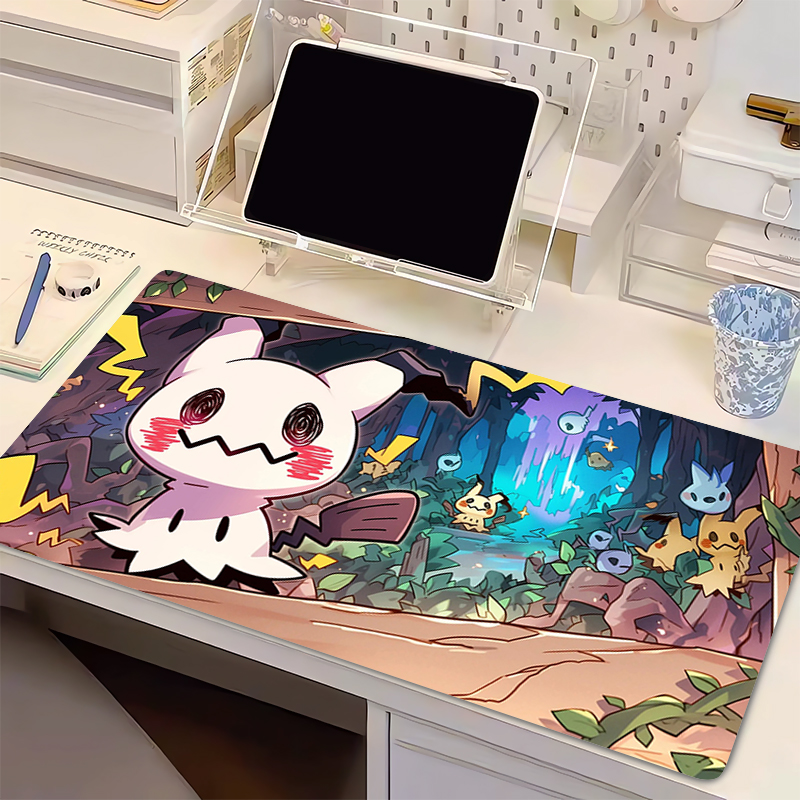 Gaming Mouse Pad Xl - Natural Rubber Mouse Pad Pokemon Mimikyu