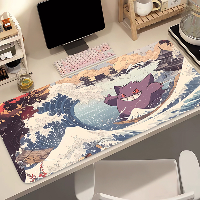 Gaming Accessories For Gaming Room - Anime Mouse Pad 90x40cm Pokemon Gengar