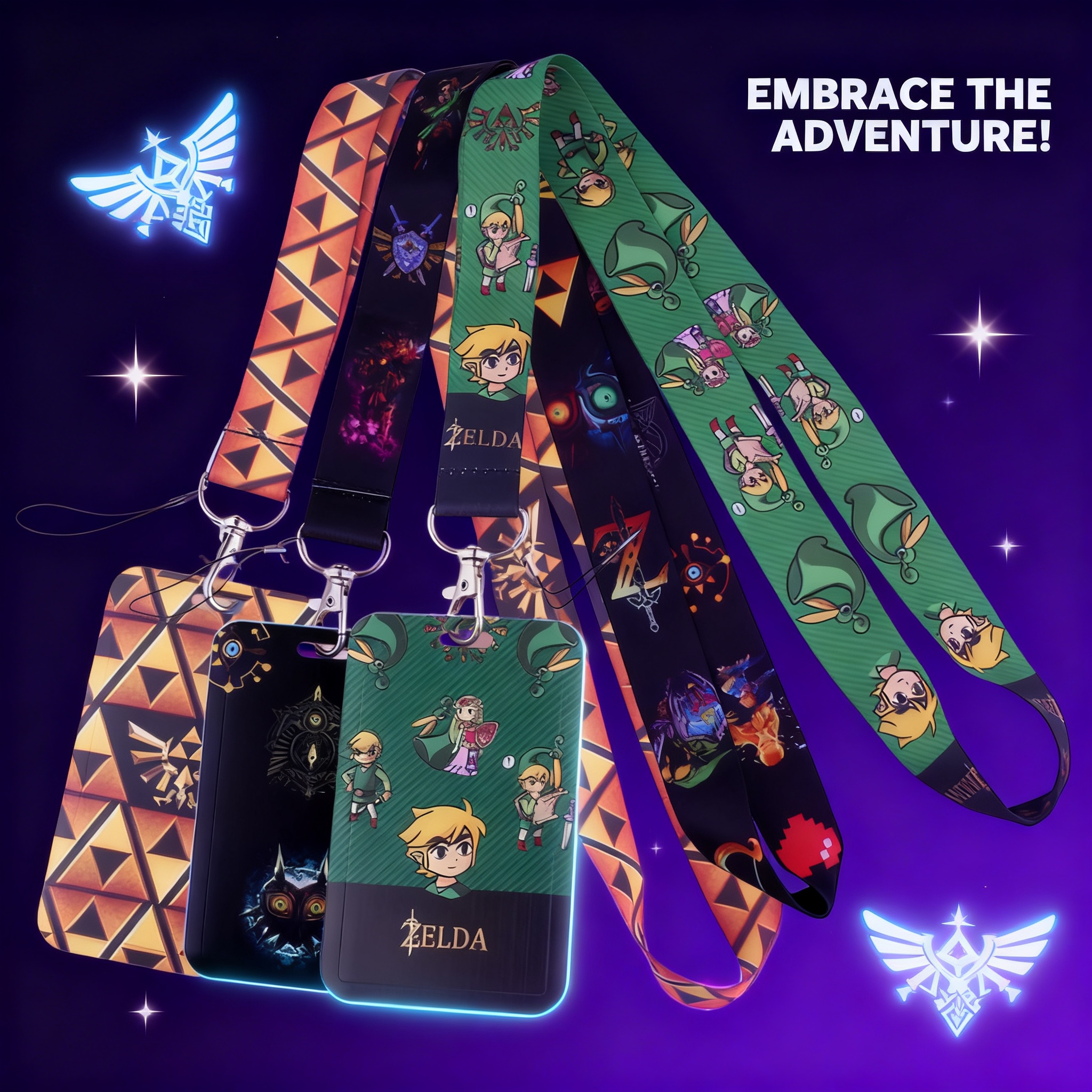 Gaming Accessories For Phone - Cartoon Game Lanyards for Key Neck