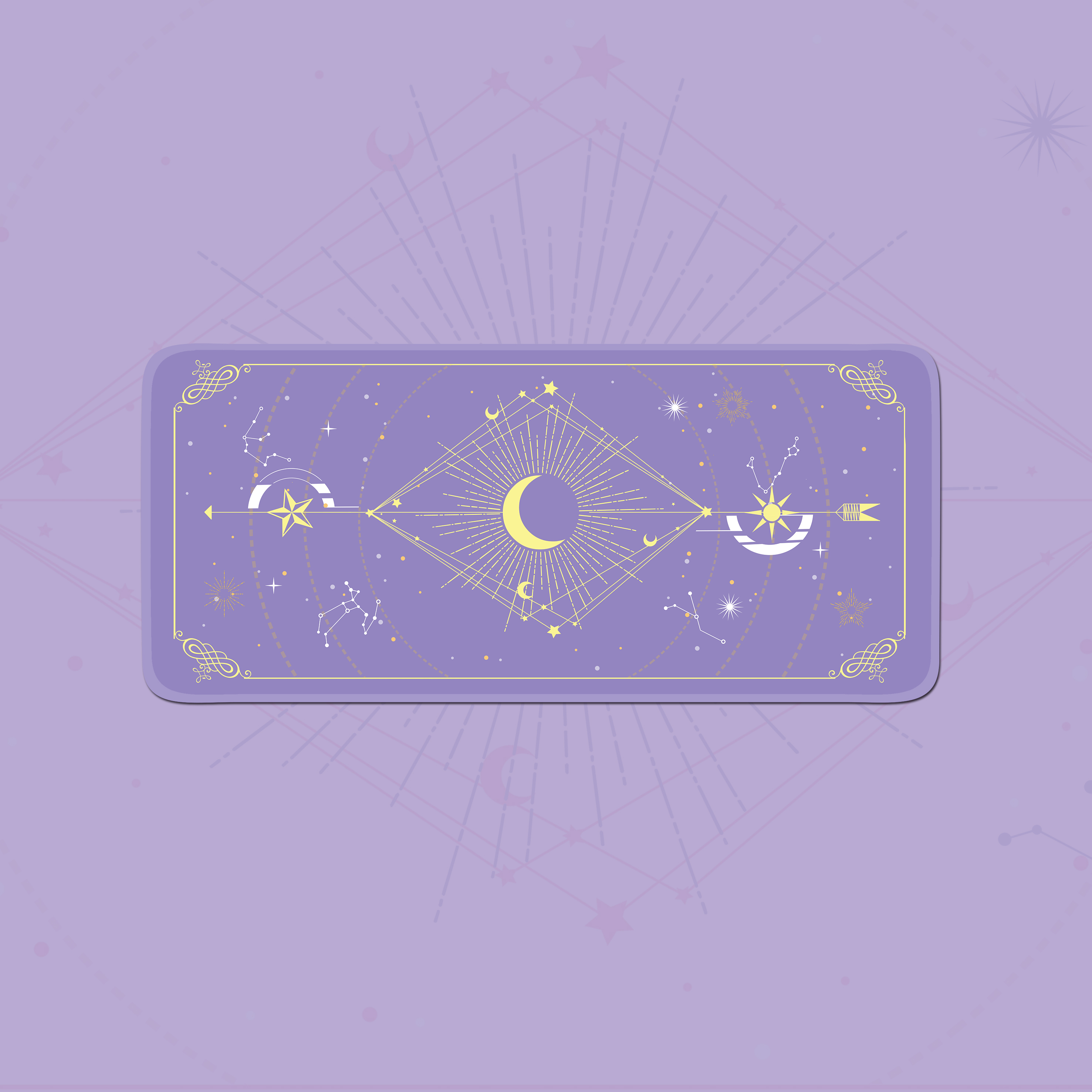 Magic Moon Star Purple  Extra  - Gaming Accessories Cute บทวิจารณ์และราคา