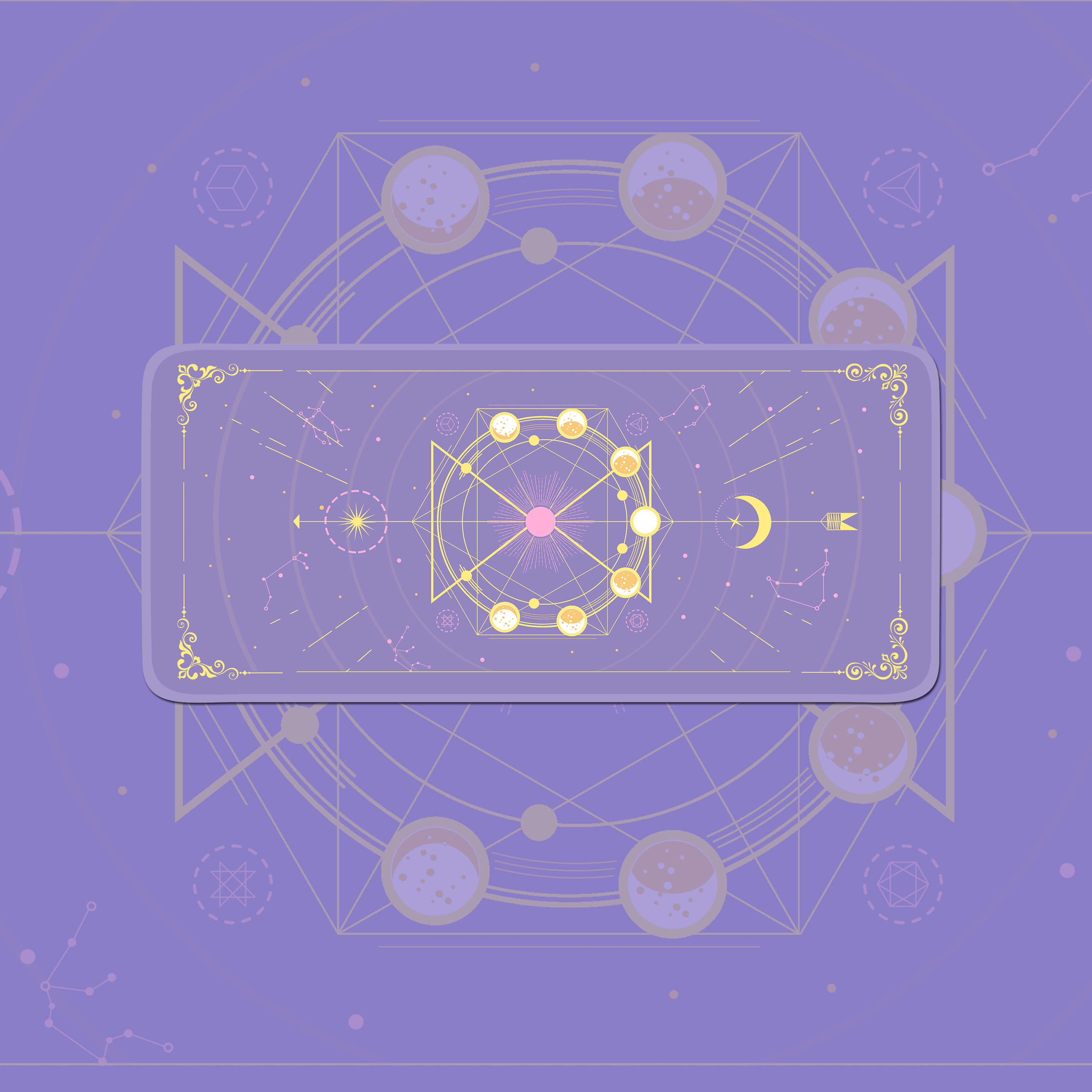 Magic Moon Star Purple  Extra  - Gaming Accessories Cute บทวิจารณ์และราคา