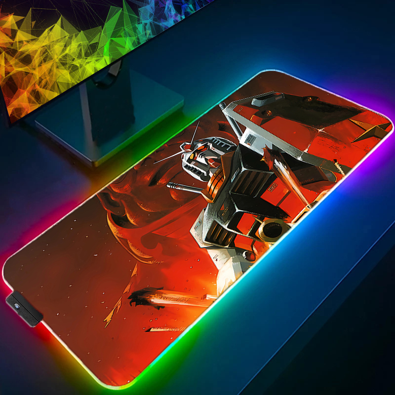 RGB Kawaii Mouse Pad Anime Gab - Gaming Accessories Mobile บทวิจารณ์และราคา
