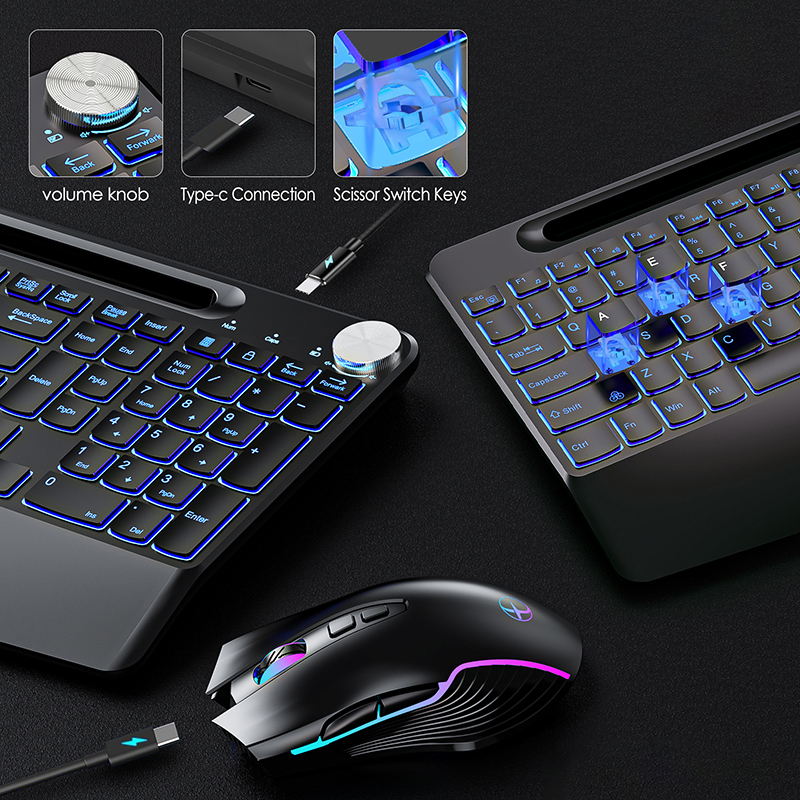 2.4G&Type-C Wireless Keyboard  - Gaming Accessories Combo บทวิจารณ์และราคา