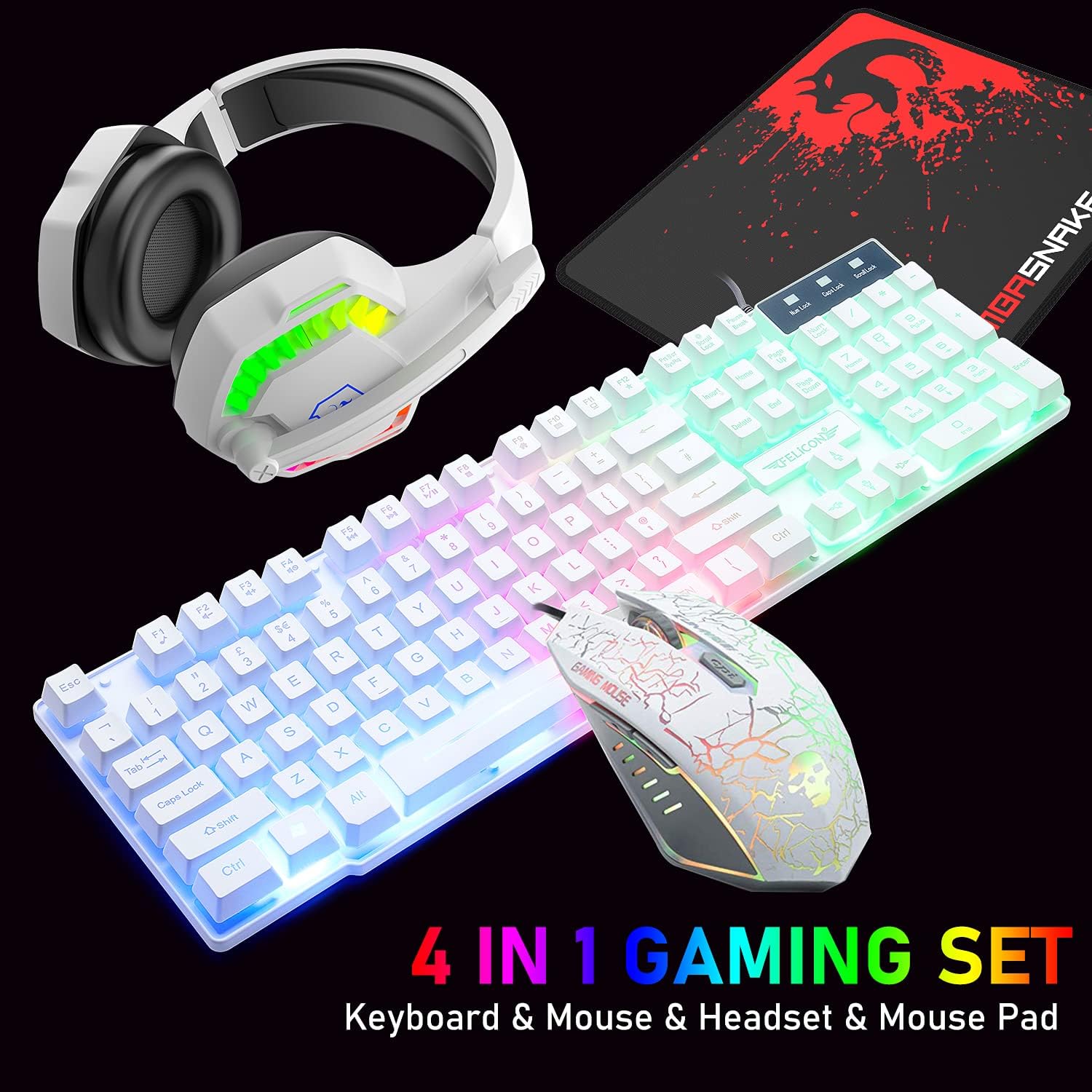 MAMBASNAKE T11 UK 100% Gaming  - Gaming Accessories Combo บทวิจารณ์และราคา