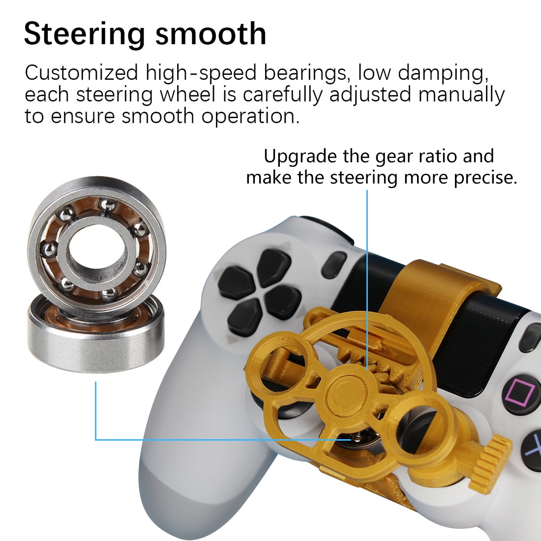 Gaming Racing Wheel Mini Steer - Gaming Accessories Ps4 บทวิจารณ์และราคา