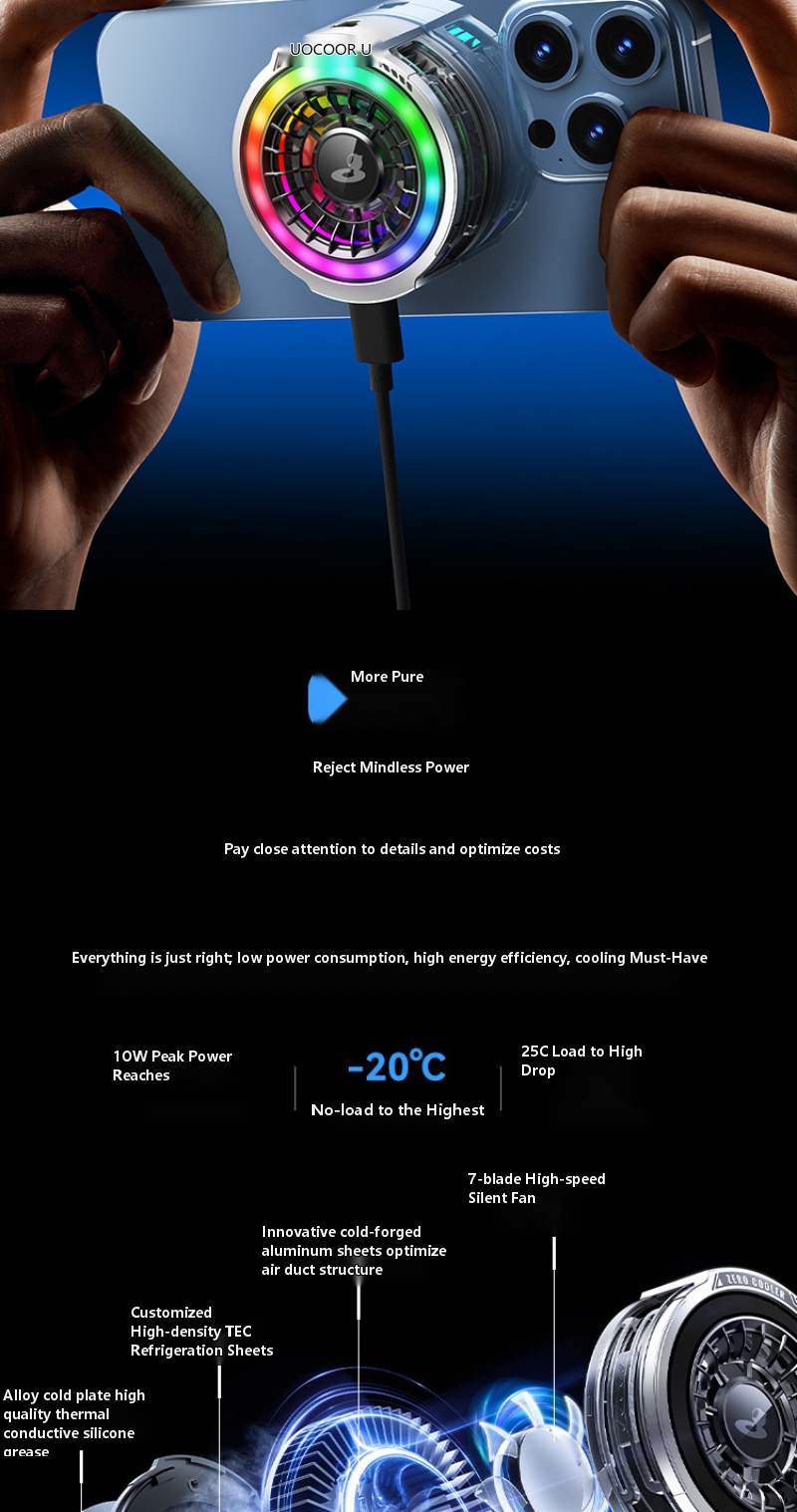 Magnetic Semiconductor Phone C - Gaming Accessories App บทวิจารณ์และราคา