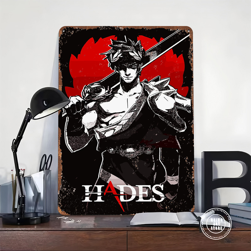 Hades Game Metal Poster Custom - Gaming Accessories Europe บทวิจารณ์และราคา