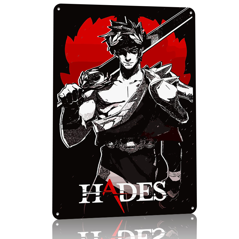 Hades Game Metal Poster Custom - Gaming Accessories Europe บทวิจารณ์และราคา