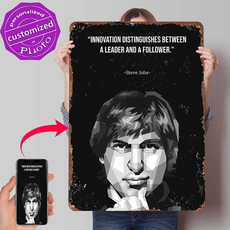 Steve Jobs WPAP Metal Poster C - Gaming Accessories Europe บทวิจารณ์และราคา
