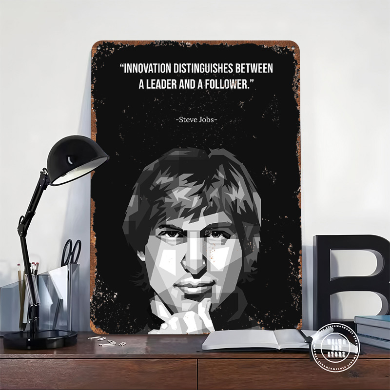 Steve Jobs WPAP Metal Poster C - Gaming Accessories Europe บทวิจารณ์และราคา