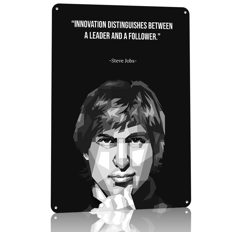 Steve Jobs WPAP Metal Poster C - Gaming Accessories Europe บทวิจารณ์และราคา
