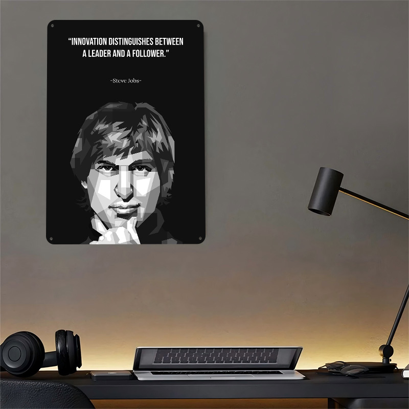 Steve Jobs WPAP Metal Poster C - Gaming Accessories Europe บทวิจารณ์และราคา
