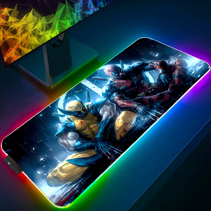 LED Mouse Pad Gaming Backlight - Gaming Accessories For Gaming Room บทวิจารณ์และราคา