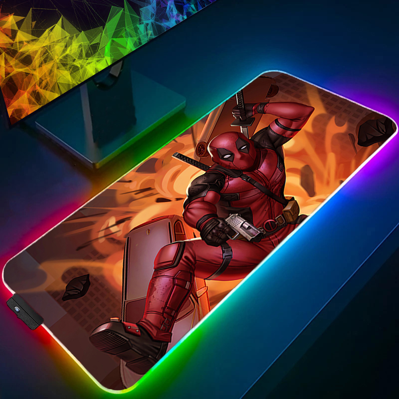LED Mouse Pad Gaming Backlight - Gaming Accessories For Gaming Room บทวิจารณ์และราคา