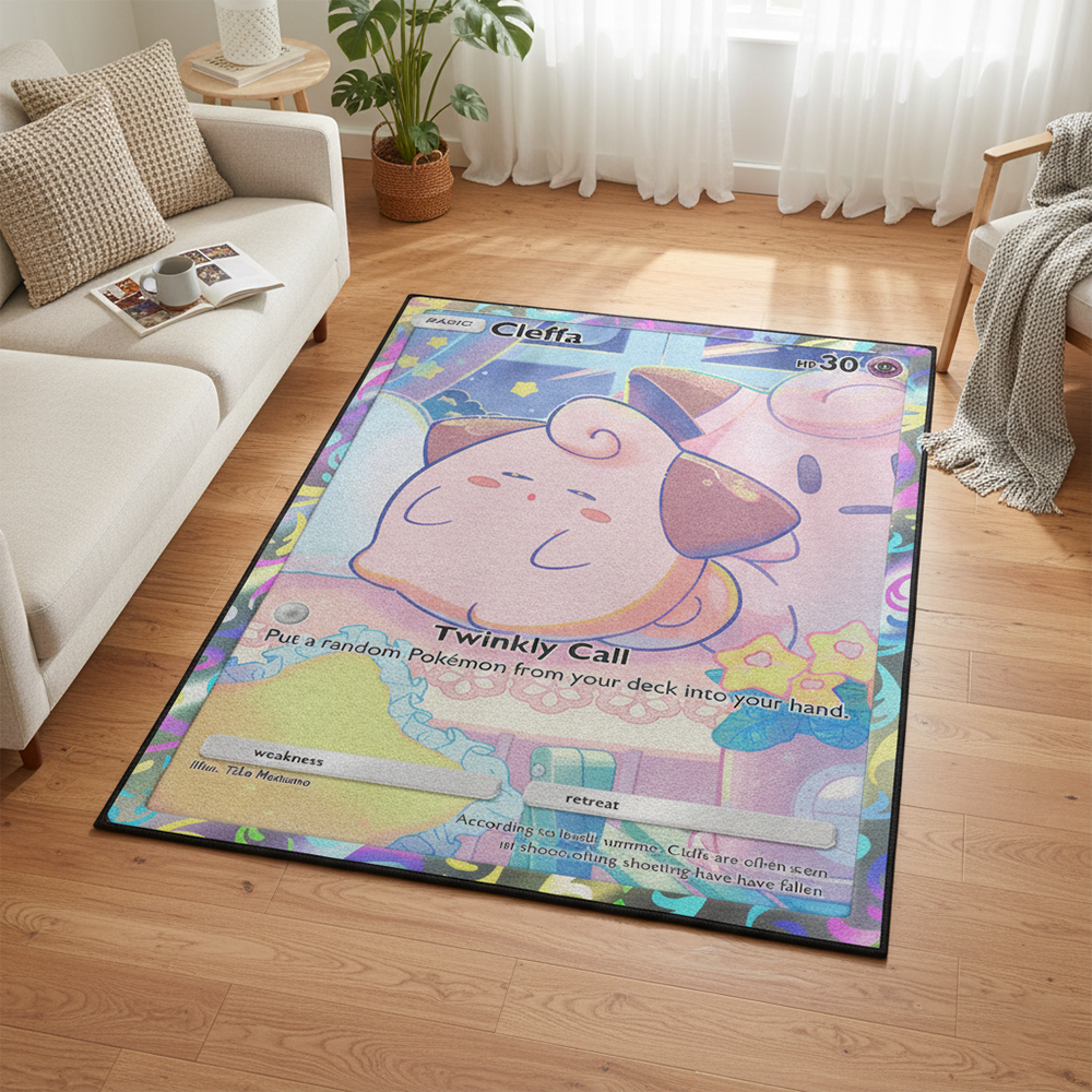 Pokemon Cleffa Anime Rug Kawai - Gaming Accessories Cute บทวิจารณ์และราคา