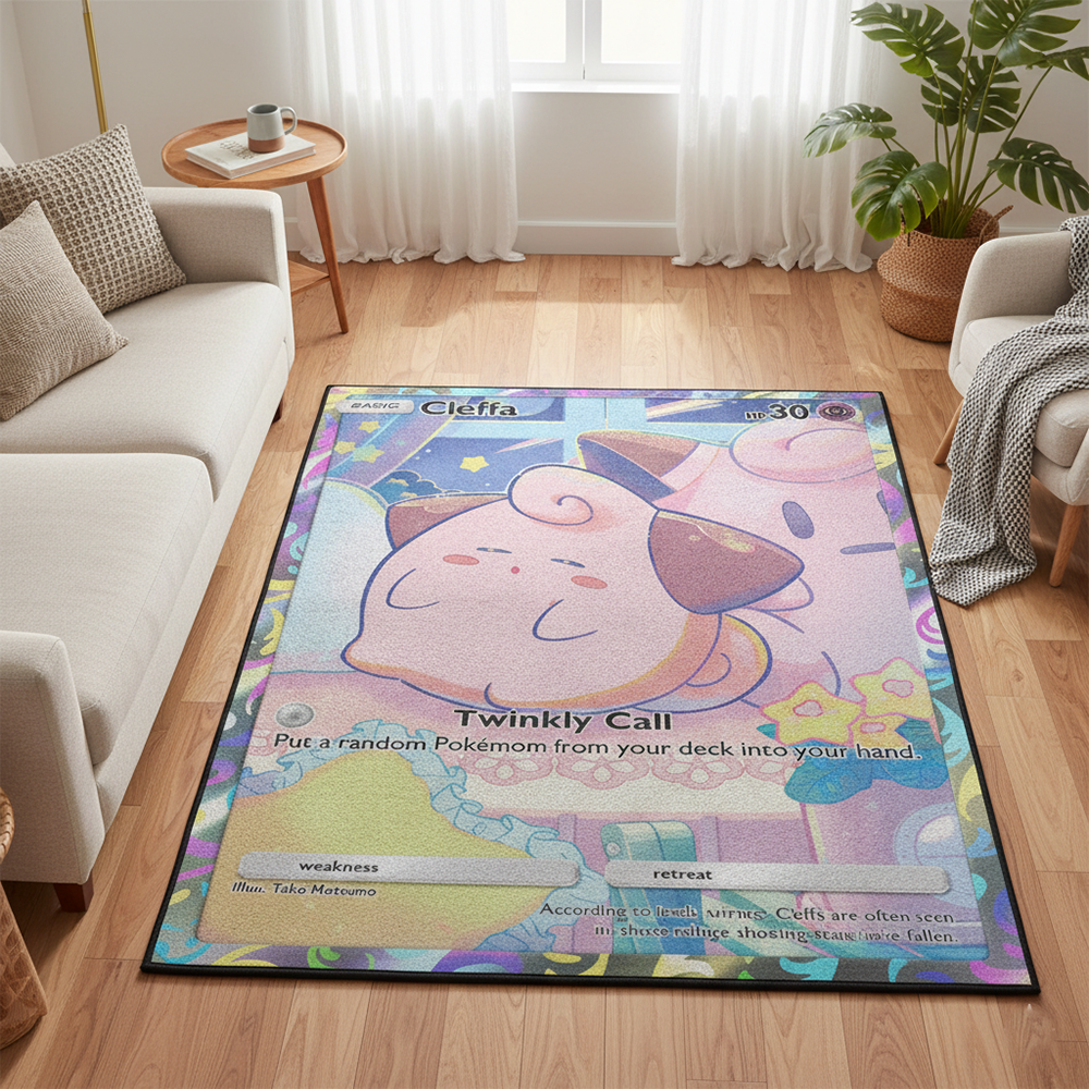 Pokemon Cleffa Anime Rug Kawai - Gaming Accessories Cute บทวิจารณ์และราคา