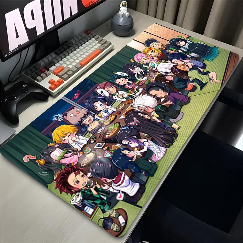 Mousepad Anime D-demon Slayer  - Gaming Accessories For Gaming Room บทวิจารณ์และราคา