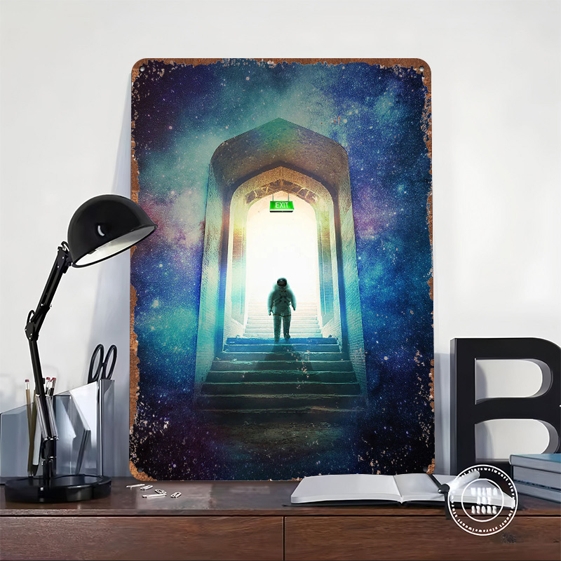 Exit Tin Poster Customized Wal - Gaming Accessories Europe บทวิจารณ์และราคา