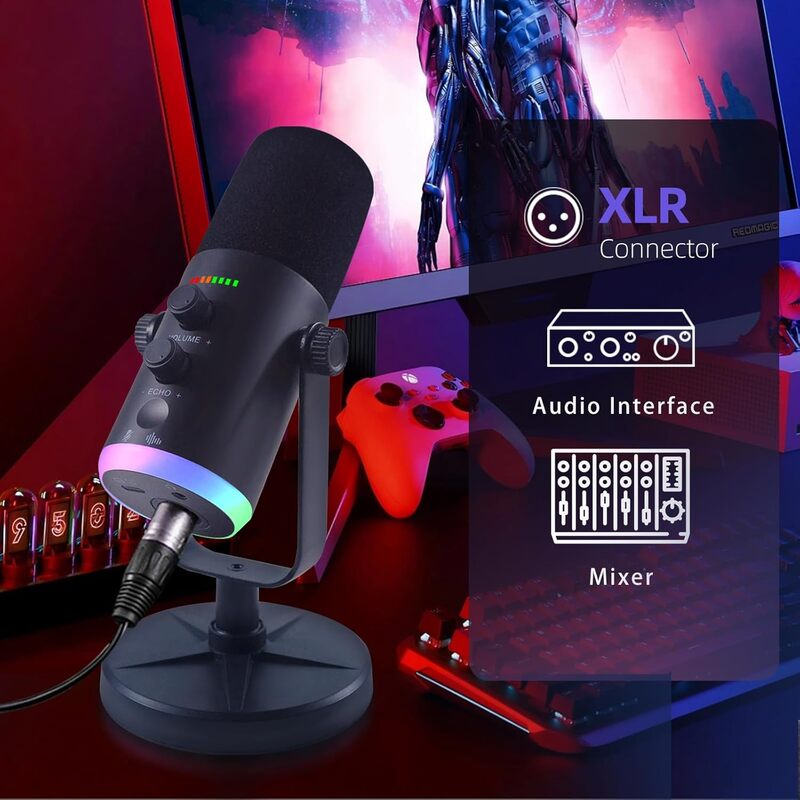 USB/XLR Dual-Mode Dynamic Gami - Gaming Accessories Mobile บทวิจารณ์และราคา