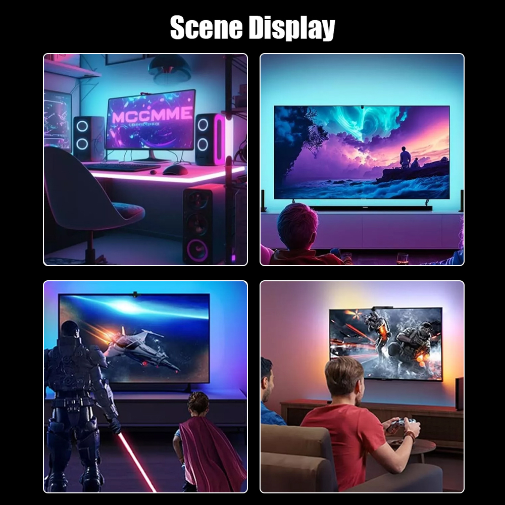 TV Backlight Sync LED Strip RG - Gaming Accessories App บทวิจารณ์และราคา