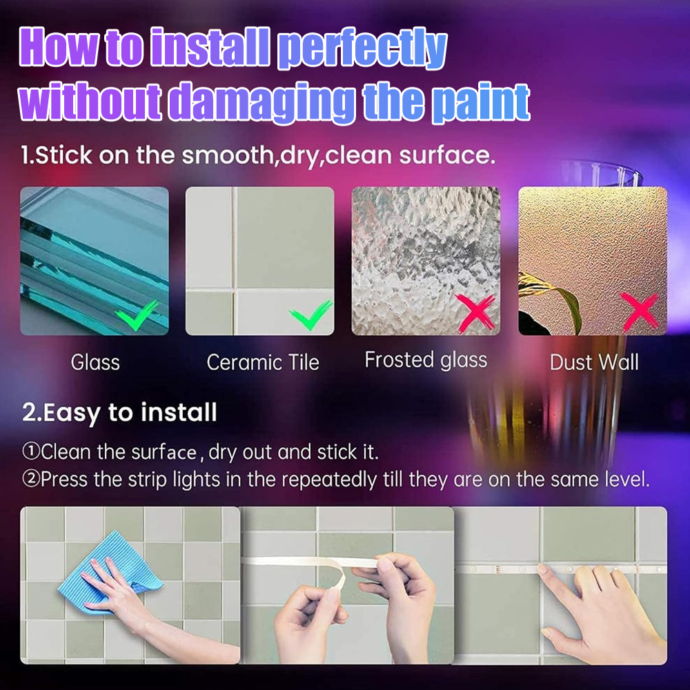 RGB Led Lights Strip APP Contr - Gaming Accessories App บทวิจารณ์และราคา
