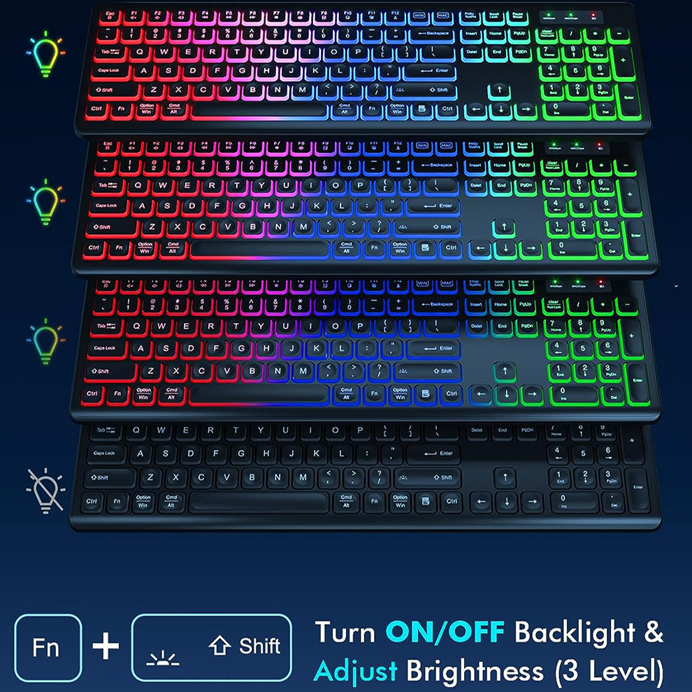 Wireless Keyboard and Mouse Co - Gaming Accessories Combo บทวิจารณ์และราคา