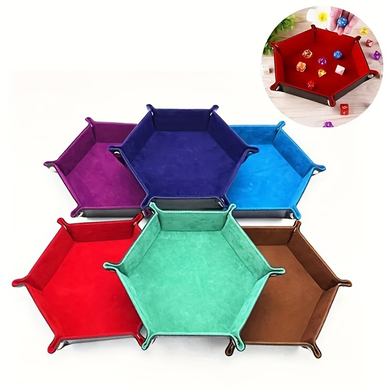 1pc Classic Hexagon Dice Tray, - Essential Gaming Accessories บทวิจารณ์และราคา