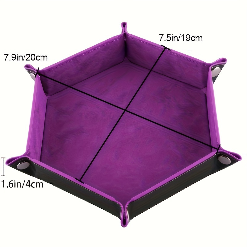 1pc Classic Hexagon Dice Tray, - Essential Gaming Accessories บทวิจารณ์และราคา