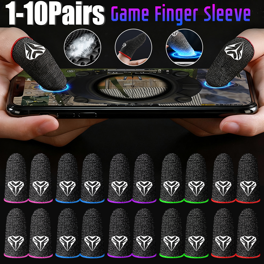 Mobile Game Fingertip Gloves F - Gaming Accessories Mobile บทวิจารณ์และราคา