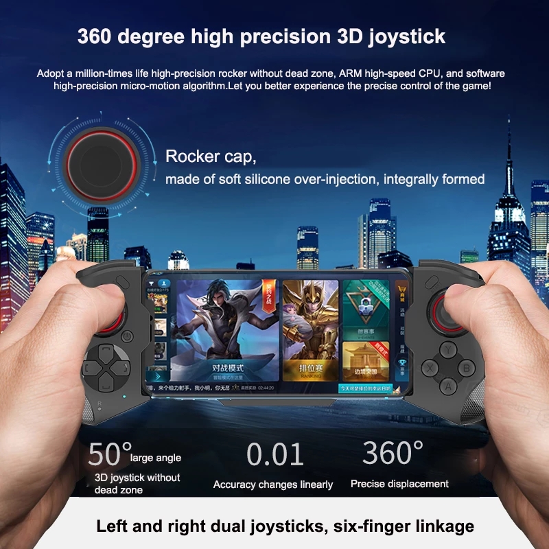 Cell Phone Gamepad Joystick Fo - Gaming Accessories For Phone บทวิจารณ์และราคา