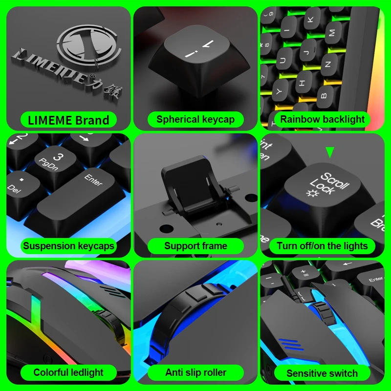 NG GTX350 Gaming Keyboard Mous - Gaming Accessories Combo บทวิจารณ์และราคา