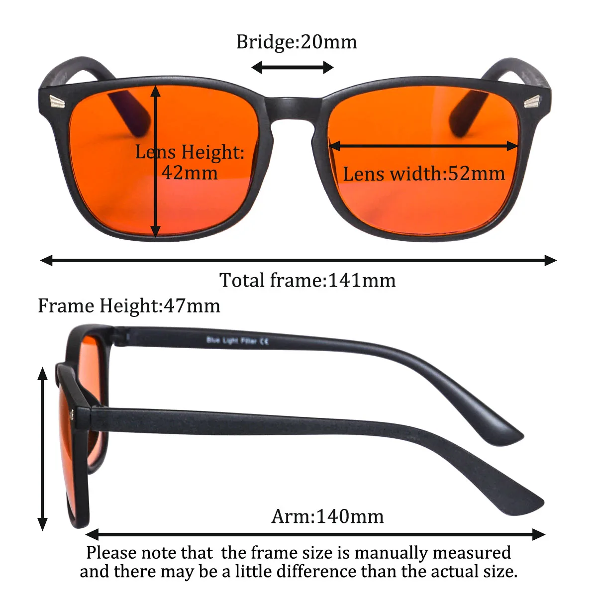 SHINU Orange Tinted Glasses Bl - Gaming Glasses Tinted บทวิจารณ์และราคา