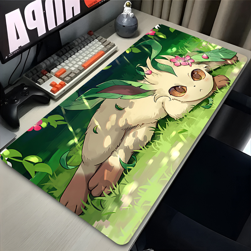 Mouse Pad Gamer P-pokemon Leaf - Gaming Accessories For Gaming Room บทวิจารณ์และราคา