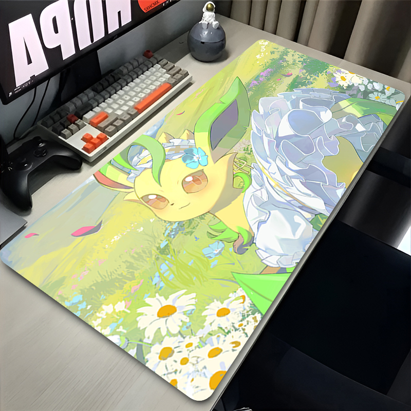 Mouse Pad Gamer P-pokemon Leaf - Gaming Accessories For Gaming Room บทวิจารณ์และราคา