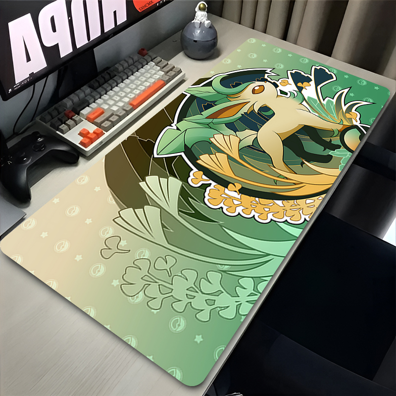 Mouse Pad Gamer P-pokemon Leaf - Gaming Accessories For Gaming Room บทวิจารณ์และราคา