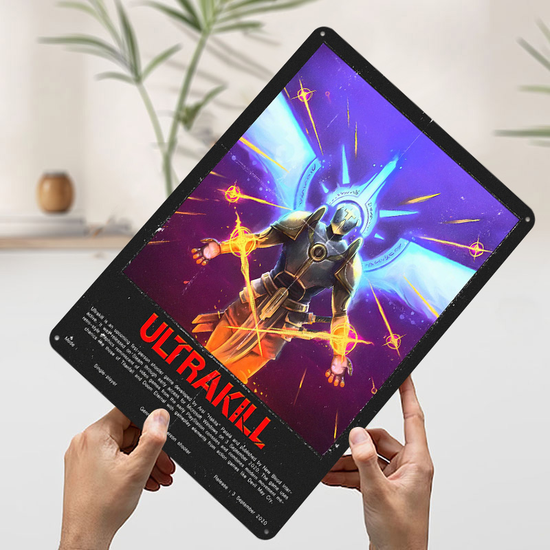 Ultrakill Game Metal Poster Cu - Gaming Accessories Europe บทวิจารณ์และราคา