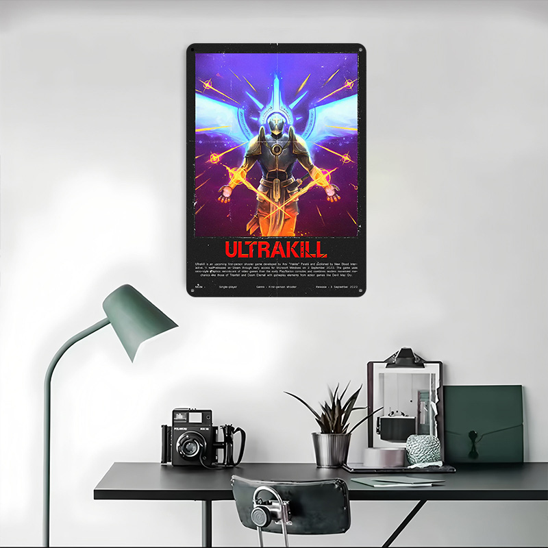 Ultrakill Game Metal Poster Cu - Gaming Accessories Europe บทวิจารณ์และราคา