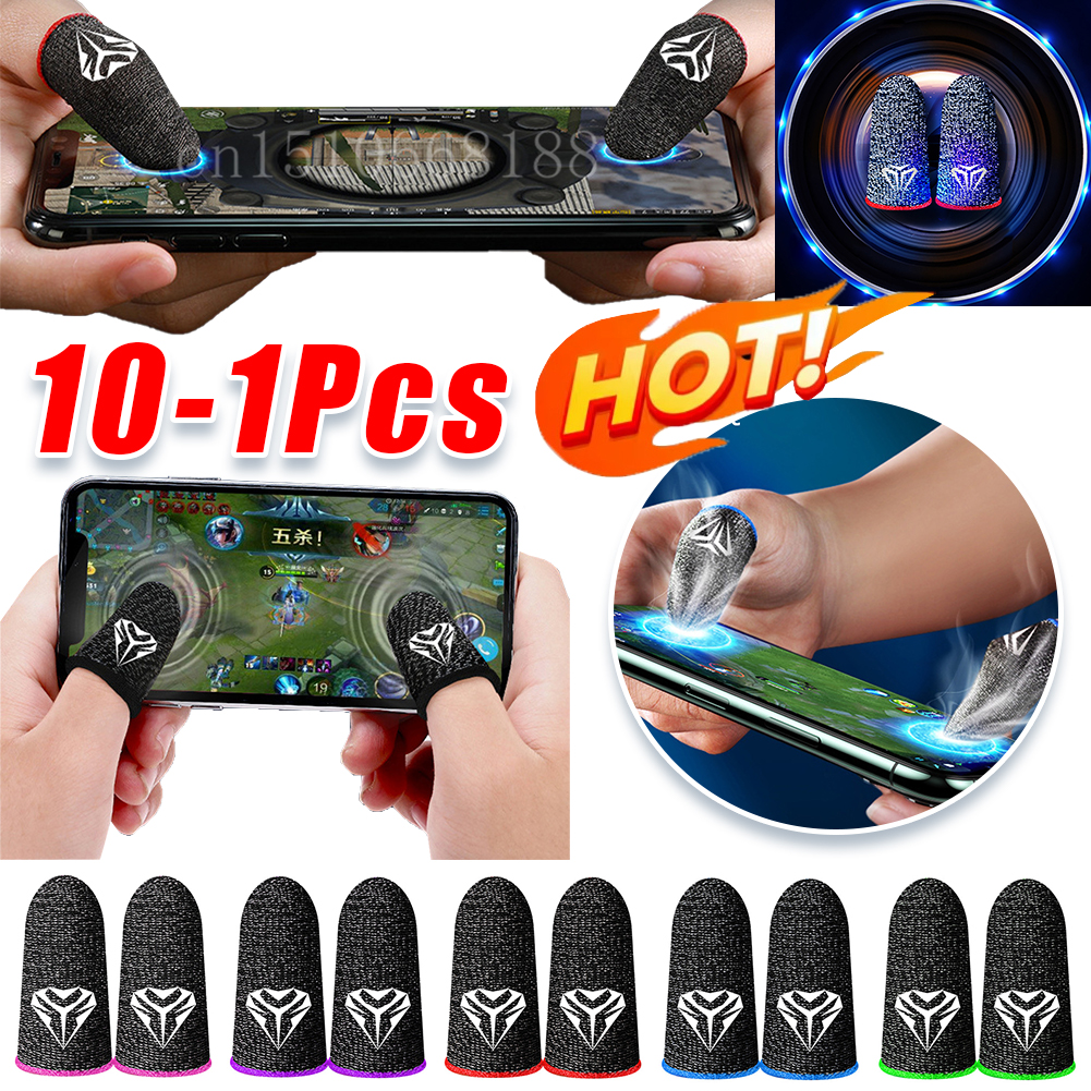 10-2PCS Finger Cots Gaming Fin - Gaming Accessories Mobile บทวิจารณ์และราคา