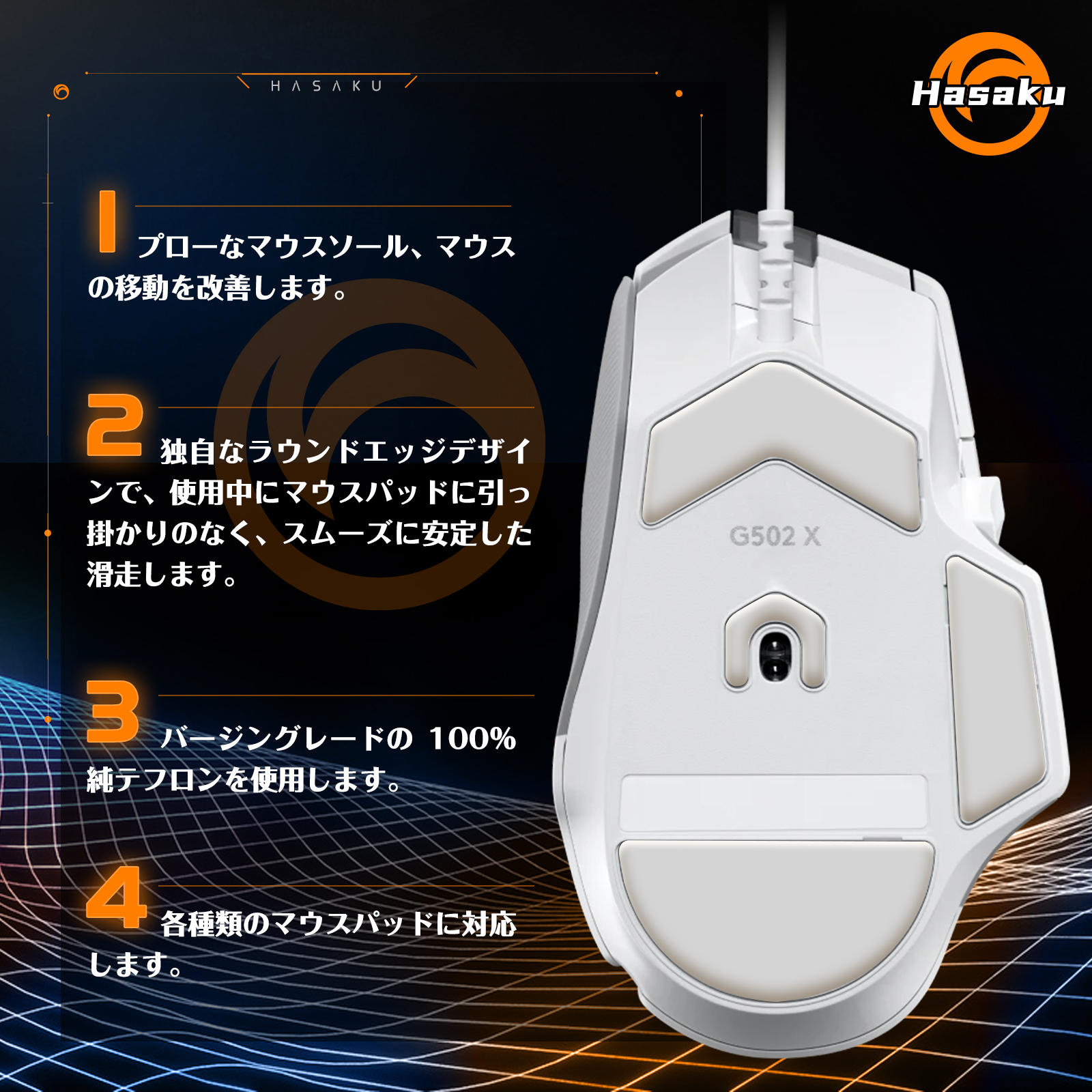 2 Sets HASAKU Rounded Curved E - Gaming Accessories Logitech บทวิจารณ์และราคา