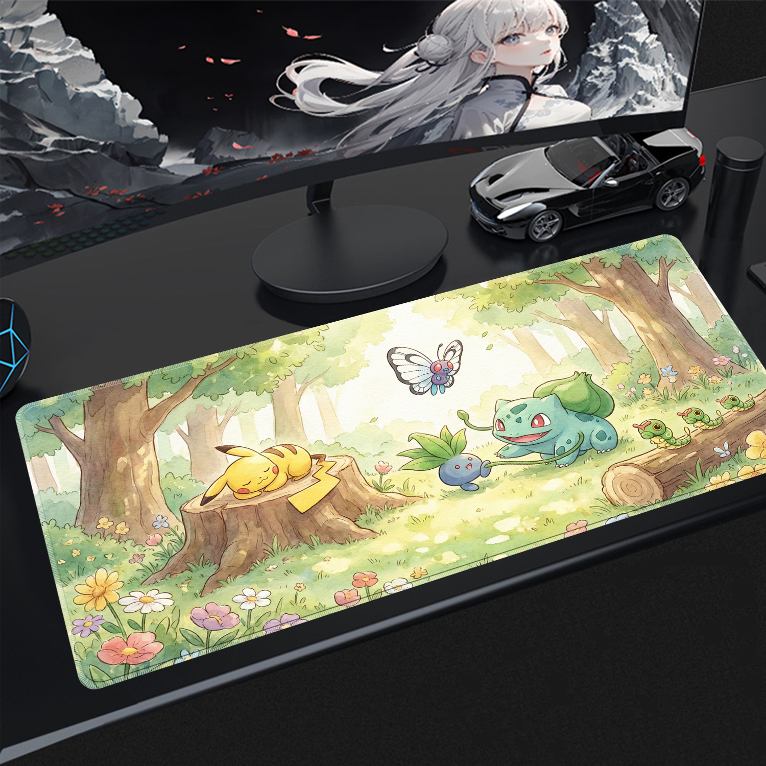 Kawaii Mouse Pad Gaming PC Acc - Gaming Accessories For Gaming Room บทวิจารณ์และราคา