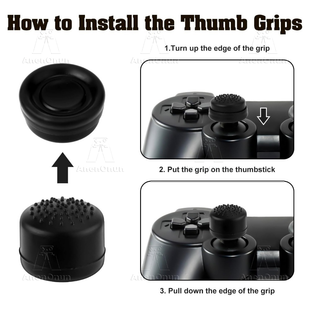 8PCS Thumb Grip Caps Controlle - Gaming Accessories Ps4 บทวิจารณ์และราคา