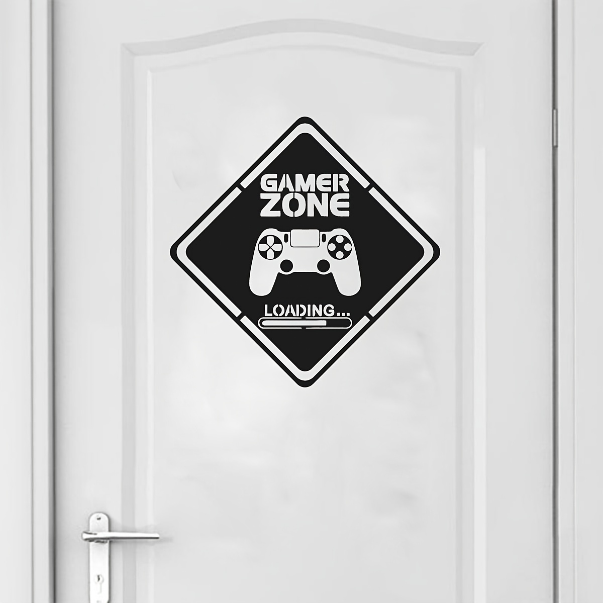 1pc Gamer Zone Door Decal Wall - Gaming Accessories Wallpaper บทวิจารณ์และราคา