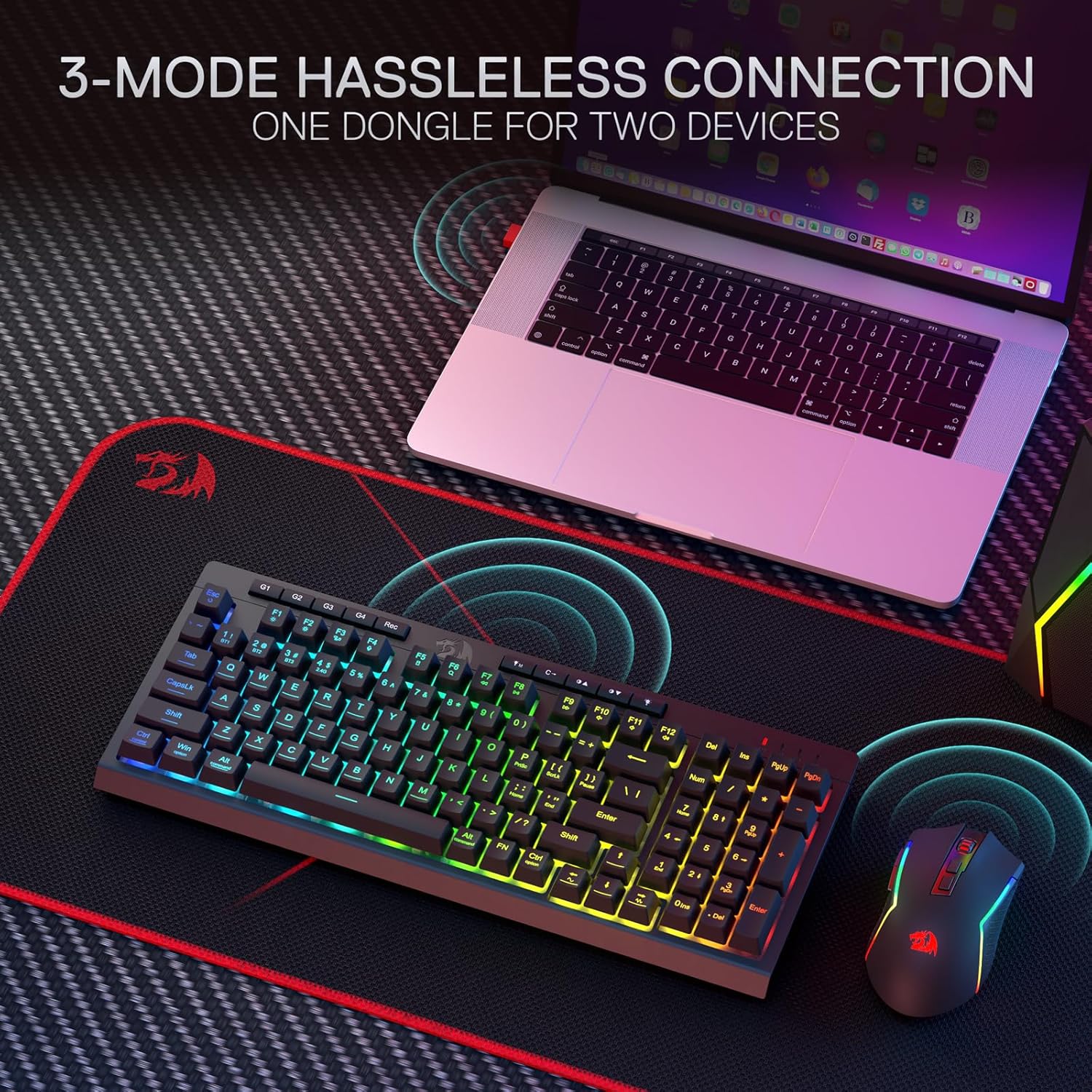 Redragon S142 Wireless Gaming  - Gaming Accessories Combo บทวิจารณ์และราคา