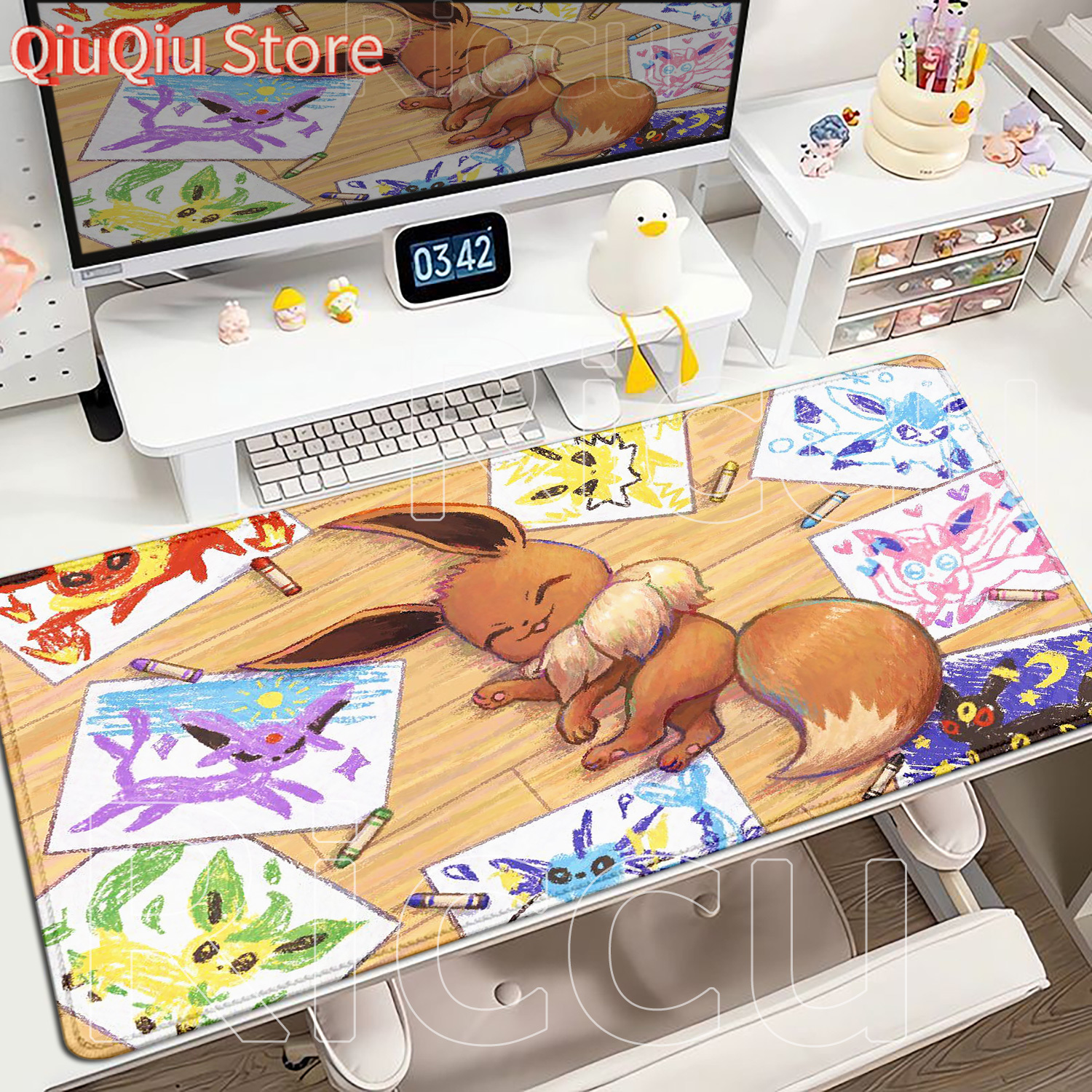New Kawaii Wallpaper E-Eevees  - Gaming Accessories Wallpaper บทวิจารณ์และราคา