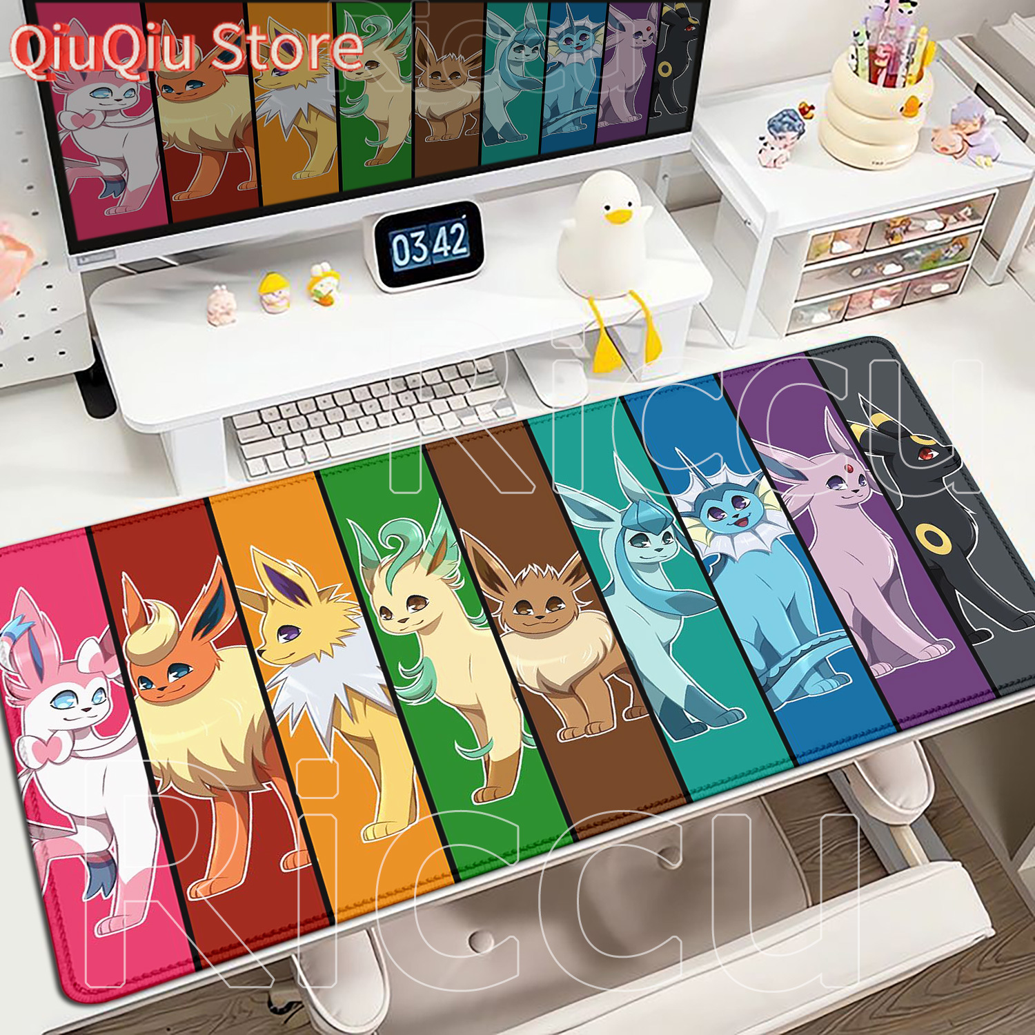 New Kawaii Wallpaper E-Eevees  - Gaming Accessories Wallpaper บทวิจารณ์และราคา