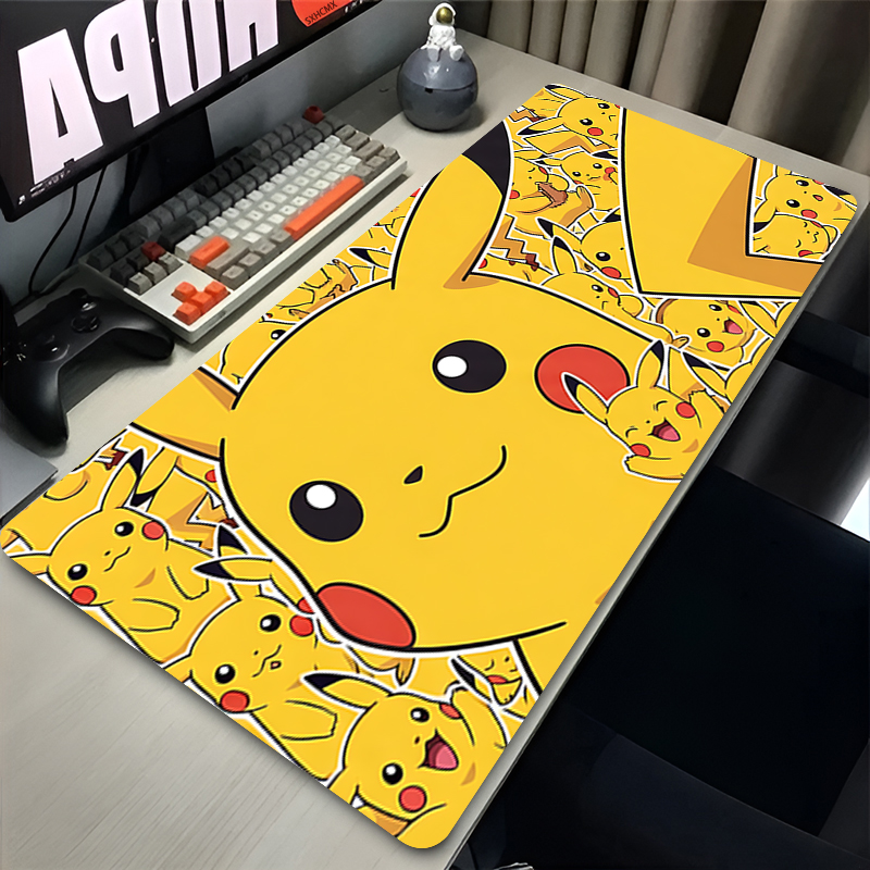 Mouse Pad P-pokemon Pikachu Co - Gaming Accessories For Gaming Room บทวิจารณ์และราคา