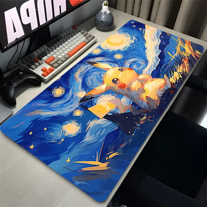 Mouse Pad P-pokemon Pikachu Co - Gaming Accessories For Gaming Room บทวิจารณ์และราคา